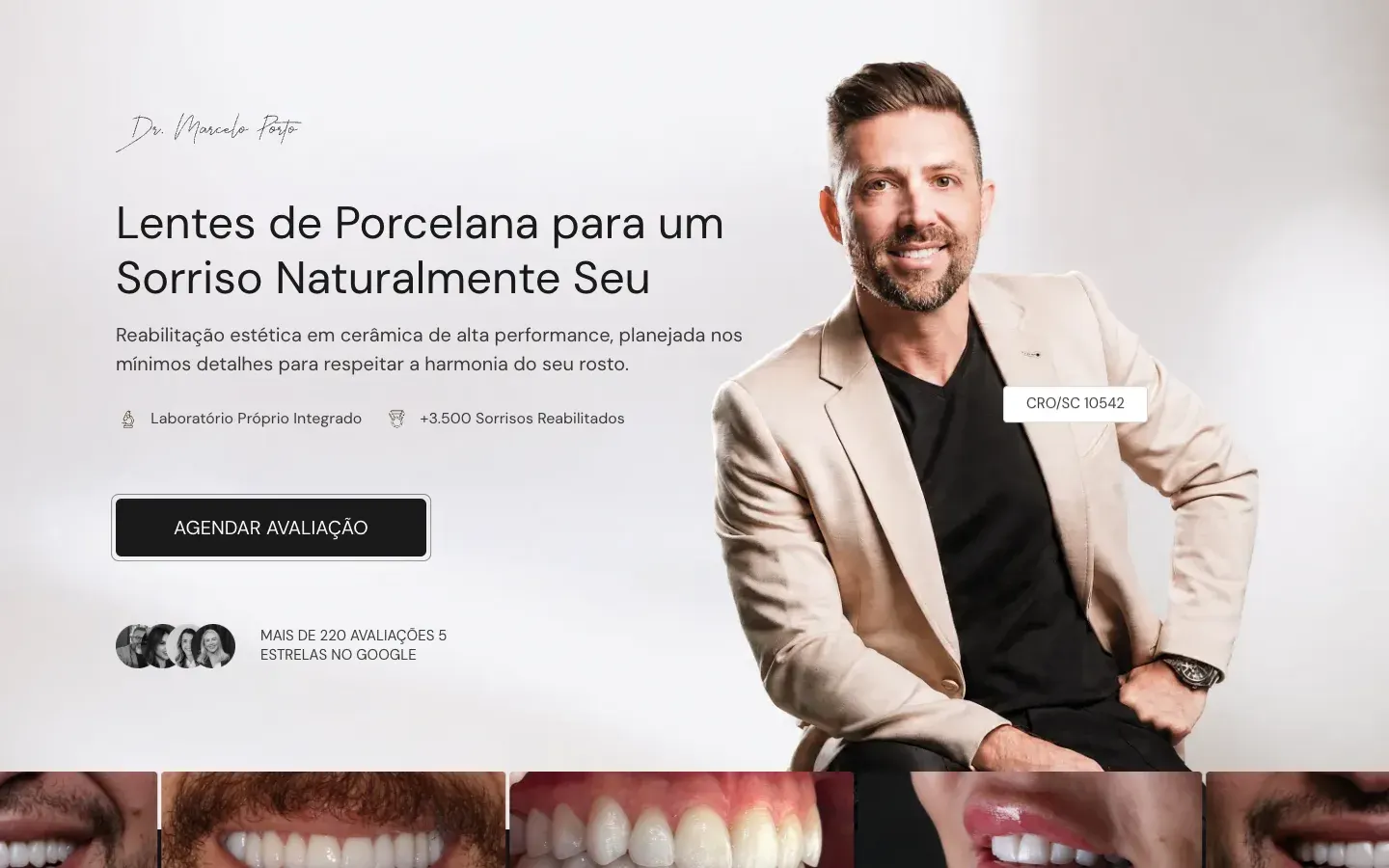 Página de Dr. Marcelo Porto